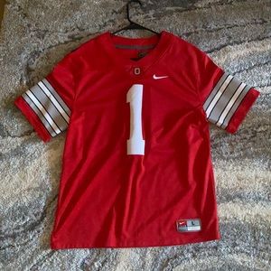 Ohio State Jersey (#1) black numbers on shoulders, size men’s large